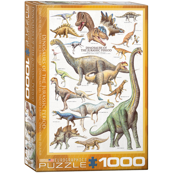Eurographics Dinosaurs of the Jurassic Period 1000-Piece Puzzle 6000-0099 - ODDO igračke
