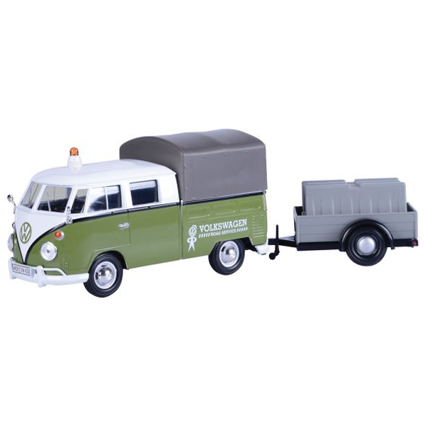 Metalni autić Motor Max 1:24 Volkswagen Trailer set - Pickup 25/79676 - ODDO igračke