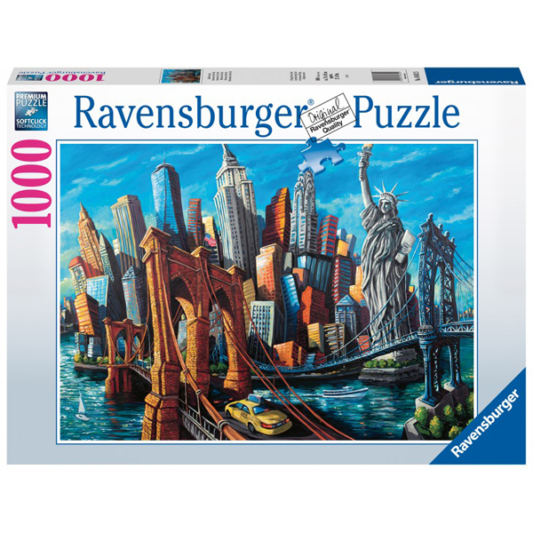 Ravensburger puzzle slagalice 1000pcs Welcome to New York RA16812 - ODDO igračke