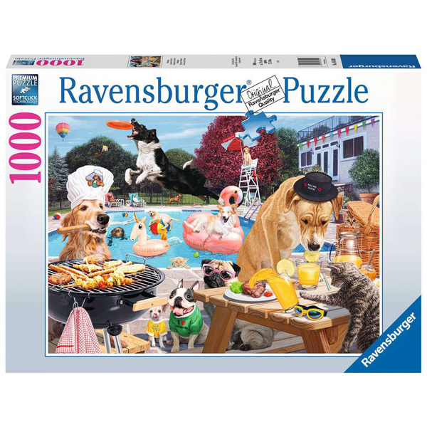 Ravensburger puzzle (slagalice) 1000pcs Psi na odmoru RA16810 - ODDO igračke