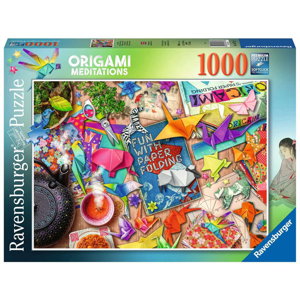 Ravensburger puzzle (slagalice) 1000pcs Origami Meditations RA16775 - ODDO igračke