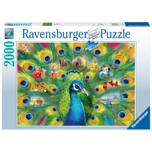 Ravensburger puzzle (slagalice) 2000pcs Land of the Peacock RA16567 - ODDO igračke