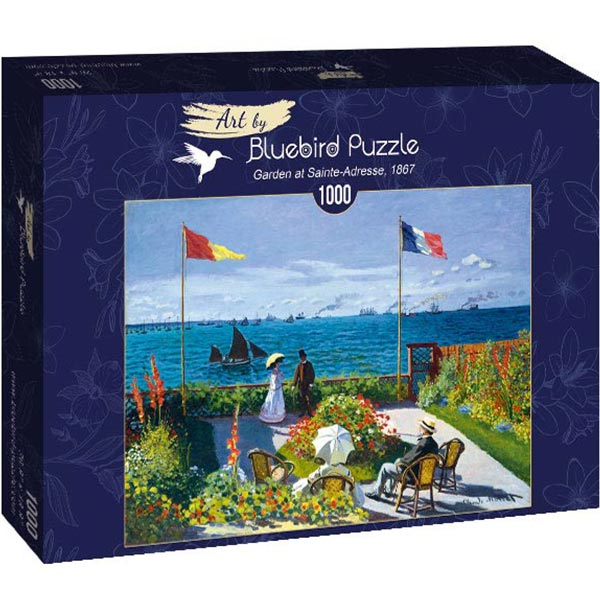 Bluebird puzzle 1000 pcs Claude Monet - Garden at Sainte-Adresse 60042 - ODDO igračke