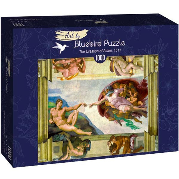 Bluebird puzzle 1000 pcs Michelangelo - The Creation of Adam 60053 - ODDO igračke