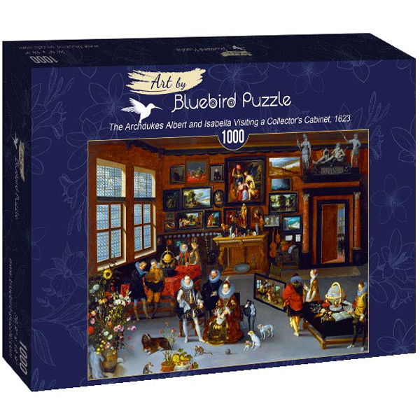 Bluebird puzzle 1000 pcs Hieronymus Francken Iicirca - The Archdukes Albert and Isabella Visiting a Collectors Cabinet 1623 60077 - ODDO igračke