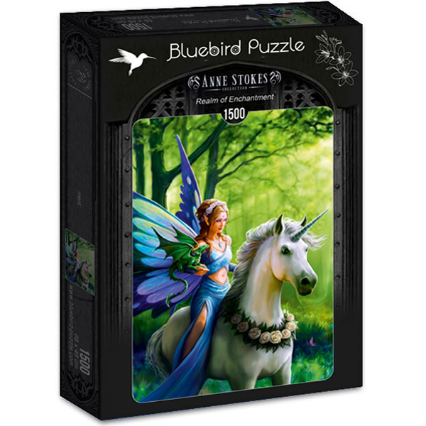 Bluebird puzzle 1500 pcs Anne Stokes - Realm of Enchantment 70440 - ODDO igračke