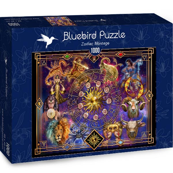 Bluebird puzzle 1000 pcs Zodiac Montage 70123 - ODDO igračke
