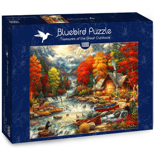 Bluebird puzzle 1000 pcs Chuck Pinson Treasures of the Great Outdoors 70408 - ODDO igračke