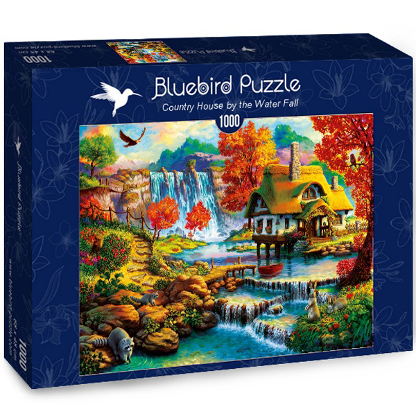 Bluebird puzzle 1000 pcs Country House by the Water Fall 70339-P - ODDO igračke