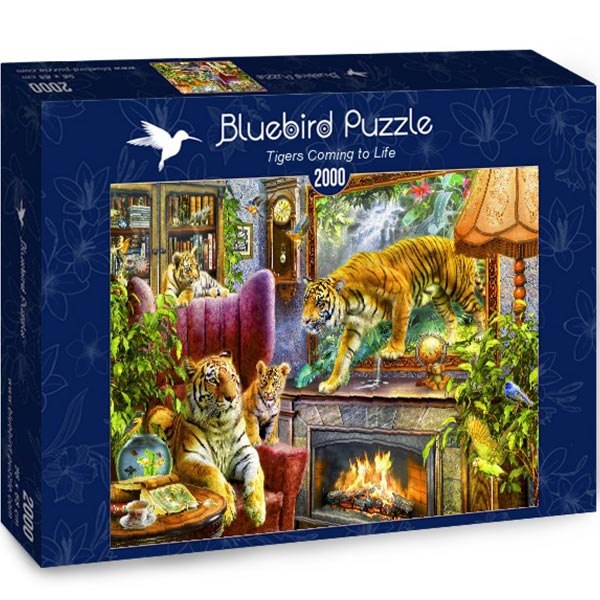 Bluebird puzzle 2000 pcs  Tigers Coming to Life 70171 - ODDO igračke