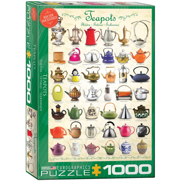 Eurographics Teapots 1000-Piece Puzzle 6000-0599 - ODDO igračke