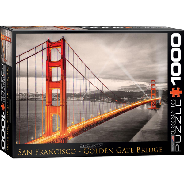 Eurographics San Francisco Golden Gate Bridge 1000-Pieces Puzzle 6000-0663 - ODDO igračke