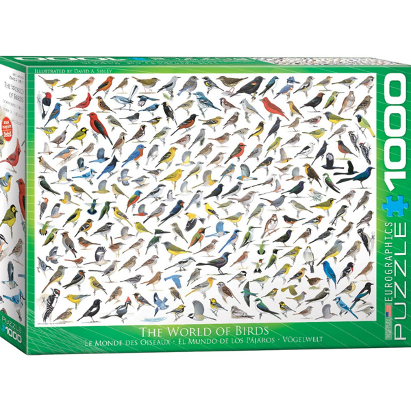 Eurographics The World of Birds 1000-Pieces Puzzle 6000-0821 - ODDO igračke