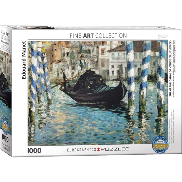 Eurographics Eduard Manet - The Grand Canal of Venice (Blue Venice) 1000-Pieces Puzzle 6000-0828 - ODDO igračke