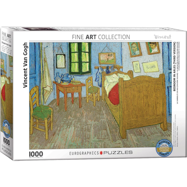 Eurographics Van Gogh - Bedroom in Arles 1000-Pieces Puzzle 6000-0838 - ODDO igračke