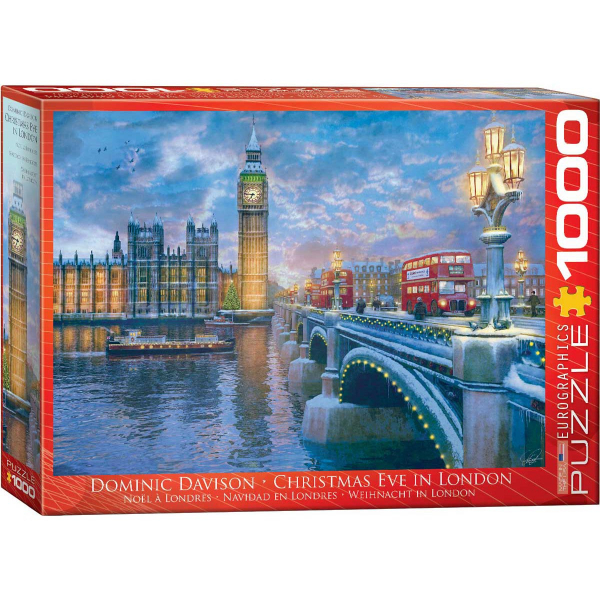 Eurographics Christmas Eve In London 1000-Piece Puzzle 6000-0916 - ODDO igračke