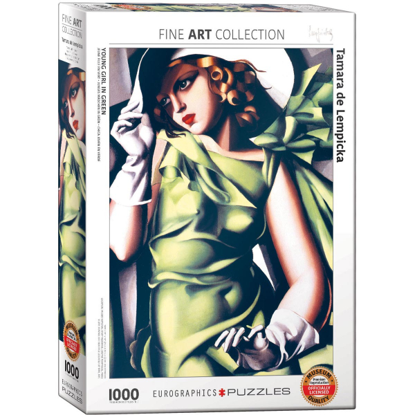 Eurographics De Lampicka - Young Girl in Green 1000-Piece Puzzle 6000-1058 - ODDO igračke