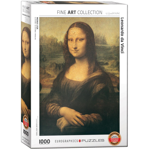 Eurographics Leonardo Da Vinci - Mona Lisa 1000-Piece Puzzle 6000-1203 - ODDO igračke