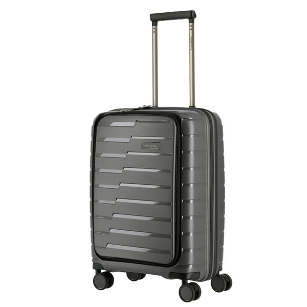 Kofer putni Travelite Air Base 4W Trolley S Front PO Antracite Metallic 075346-04 - ODDO igračke