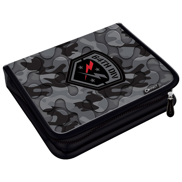 Pernica puna 1zip 2preklopa Army Camo Gray 1A 20.Connect 41963 crno-siva - ODDO igračke
