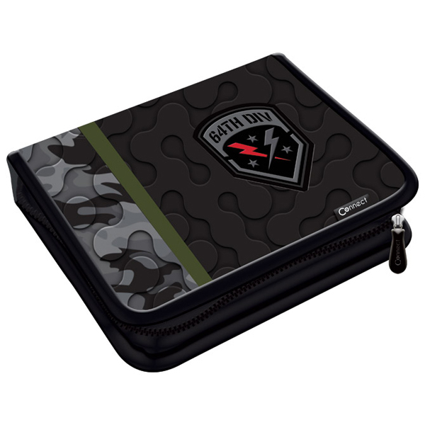 Pernica puna 1zip 2preklopa Army Camo Gray 1B 20.Connect 41964 crno-siva - ODDO igračke