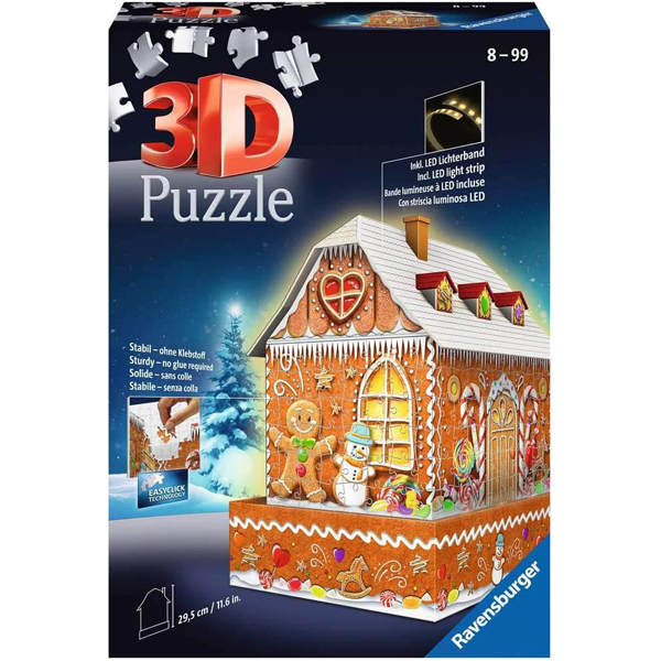 Ravensburger 3D puzzle (slagalice) - Medena kuća RA11237 - ODDO igračke