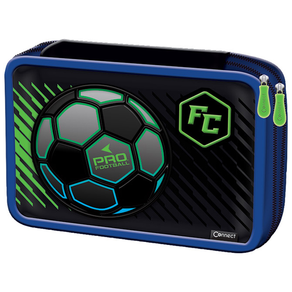 Pernica puna 2zipa Pro Football 21.Connect 45031 plavo-fluo zelena - ODDO igračke