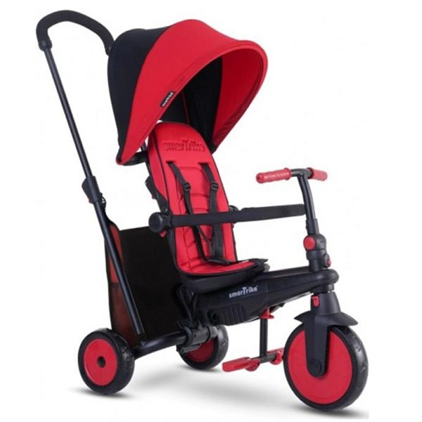 Tricikli za decu sa ručkom Smart Trike Folding 300 plus 9M+ red 5021502 - ODDO igračke