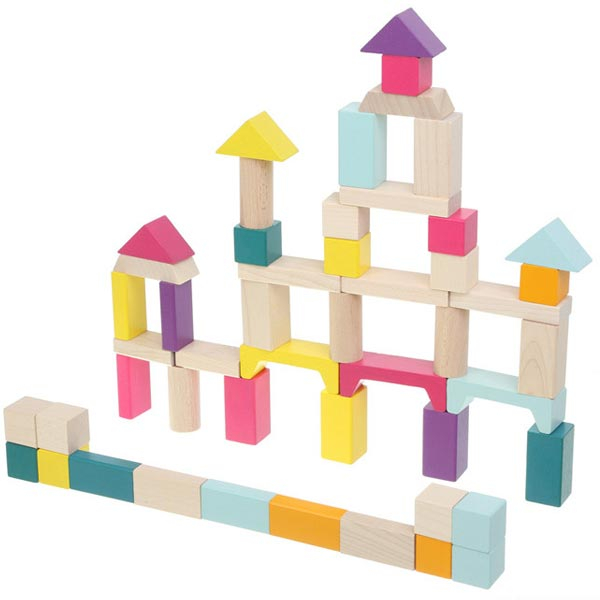 Cubika drvene kocke (50 komada) CU15191 - ODDO igračke