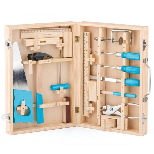 Woody Metalni alat u drvenom koferu 91800 - ODDO igračke