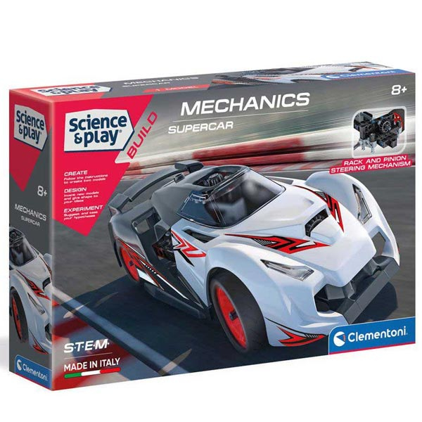 Clementoni Mechanics Lab - Racing Cars CL75057 - ODDO igračke