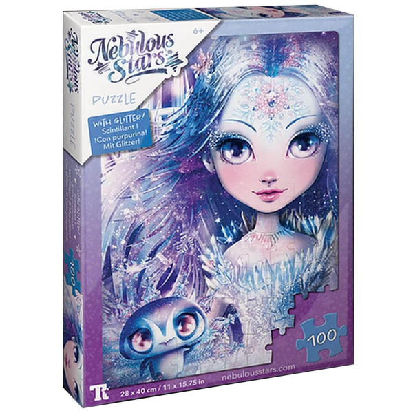 Nebulous Stars slagalice puzzle sa šljokicama 100pcs 28x40cm Iceana 11653 - ODDO igračke