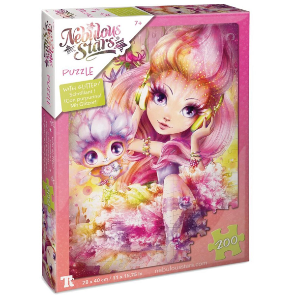 Nebulous Stars slagalice puzzle sa šljokicama 200pcs 28x40cm Petulia 11661 - ODDO igračke
