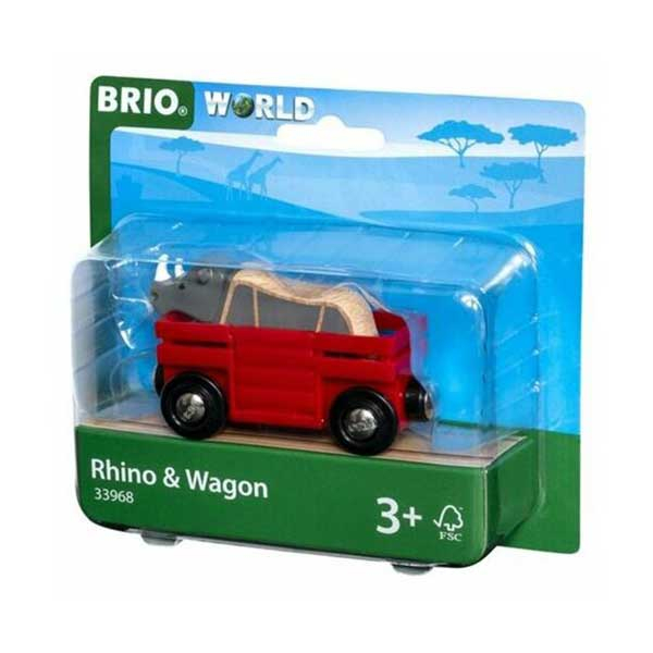 Brio - Nosorog i vagon BR33968 - ODDO igračke