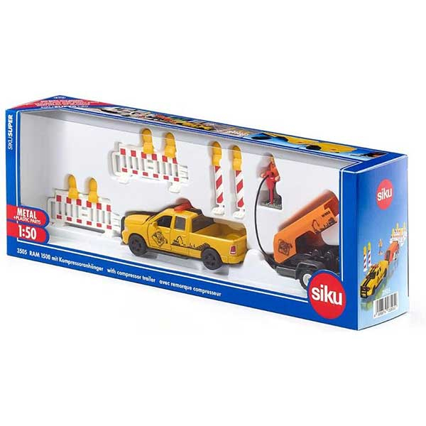 Siku Dodge Ram sa Prikolicom za Kompresor Igračka za Decu 3505 - ODDO igračke