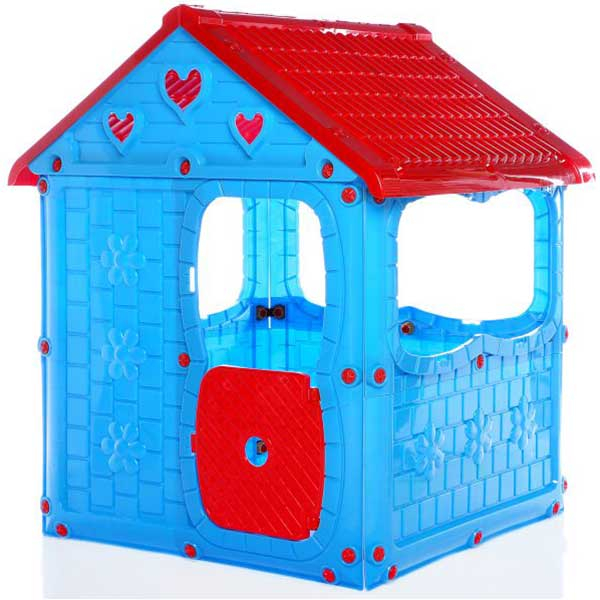 Baštenska plastična kućica za decu PlayHouse plava 116x98x92cm 981046 - ODDO igračke