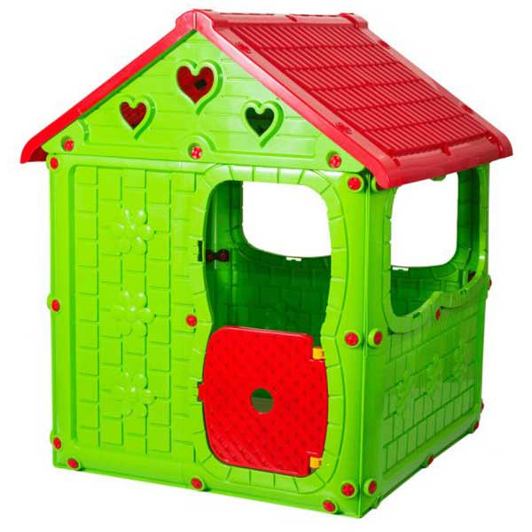 Kućica za Decu PlayHouse plastična zelena 116x98x92cm 981015 - ODDO igračke