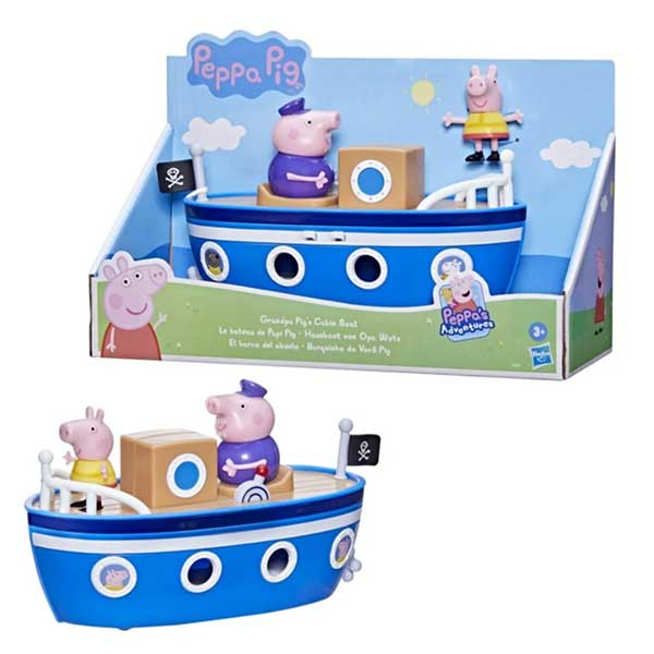 Peppa Pig Grandpa Pigs Cabin Boat F3631 - ODDO igračke