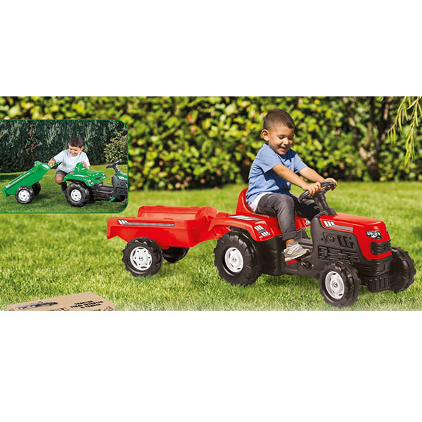 Traktor sa prikolicom Dolu crveni 081469 - ODDO igračke