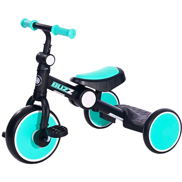 Tricikli za decu Lorelli Buzz Black &Turquoise Foldable 10050600009 - ODDO igračke