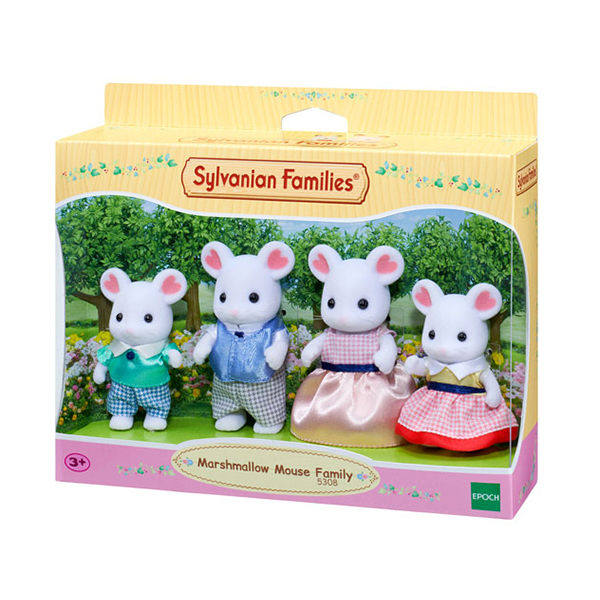 Sylvanian Marshmallow Mouse Family EC5308 - ODDO igračke