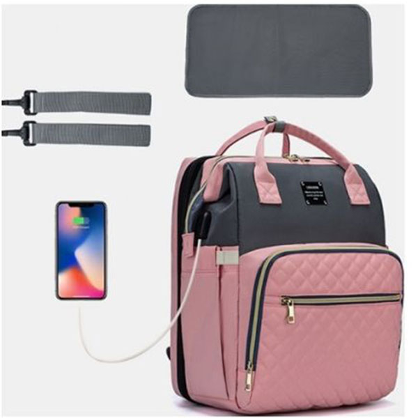Torba za Mame BT023 Sport Mama Bag - PINK BBO BT023PINK - ODDO igračke