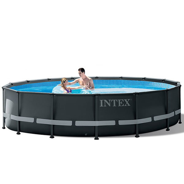 Intex Ultra Frame XTR bazen za dvorište sa čeličnom konstrukcijom i peščanom pumpom-488cmx122cm 26326NP - ODDO igračke