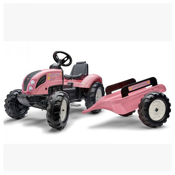 Traktor sa prikolicom Pink Country Star 1058ab - ODDO igračke