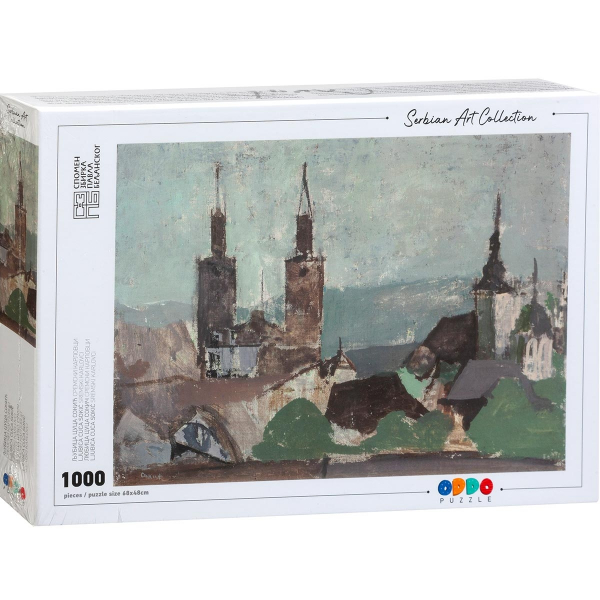 Cuca Sokić - Sremski Karlovci Puzzla Serbian Art Collection 1000pcs 241651 - ODDO igračke