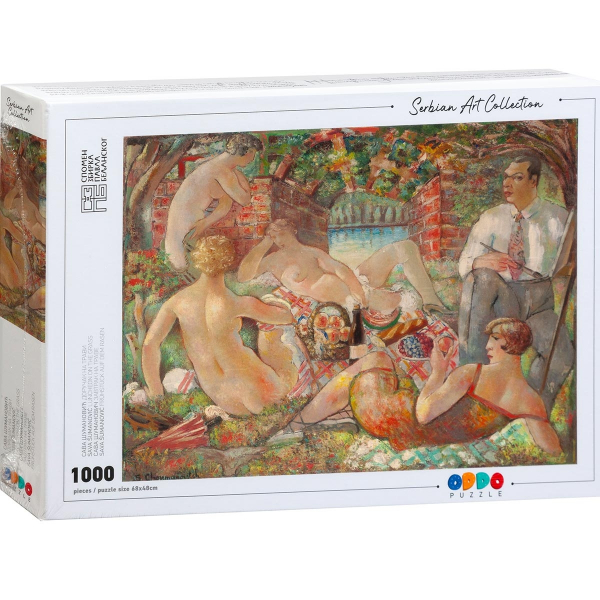 Sava Šumanović - Doručak na travi Puzzla Serbian Art Collection 1000pcs 241620 - ODDO igračke