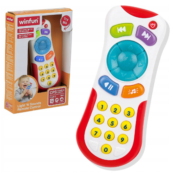 Win Fun Baby Edukativni Daljinski 000723-NL - ODDO igračke