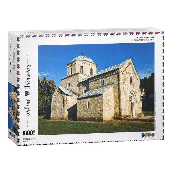 Manastir Gradac Puzzles Serbian Treasures Collection 960384 - ODDO igračke