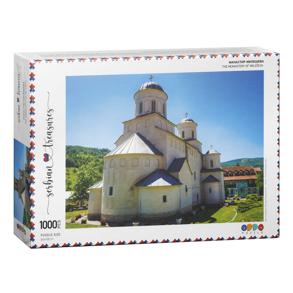 Manastir Mileševa Puzzles Serbian Treasures Collection 960353 - ODDO igračke