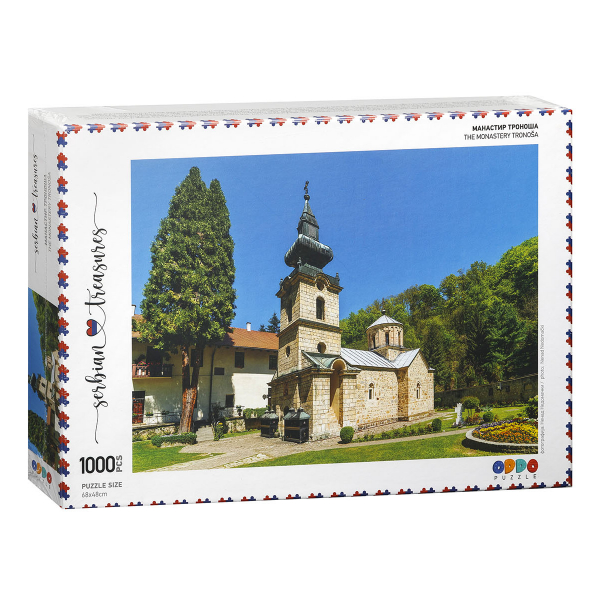 Manastir Tronoša Puzzles Serbian Treasures Collection 960360 - ODDO igračke